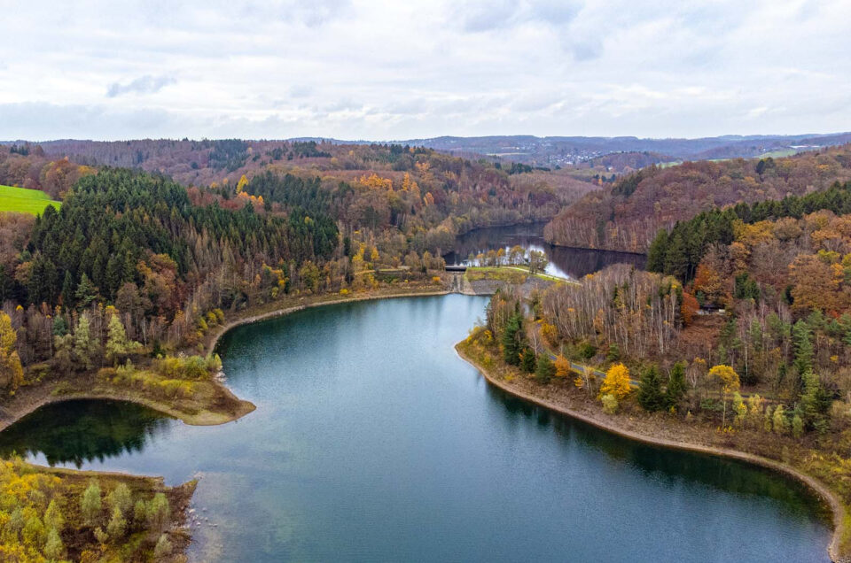 Die Dhünntalsperre im Bergischen Land